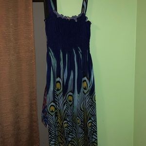 blue sun dress